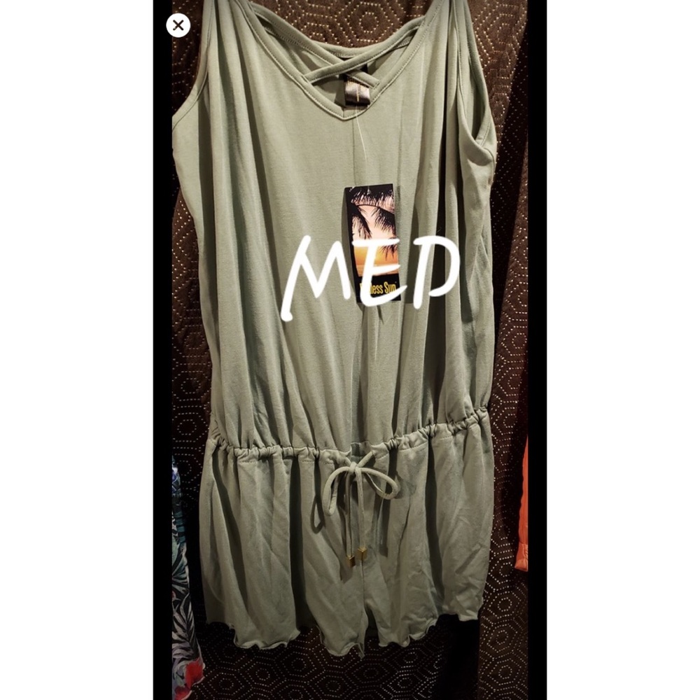 Cute olive romper